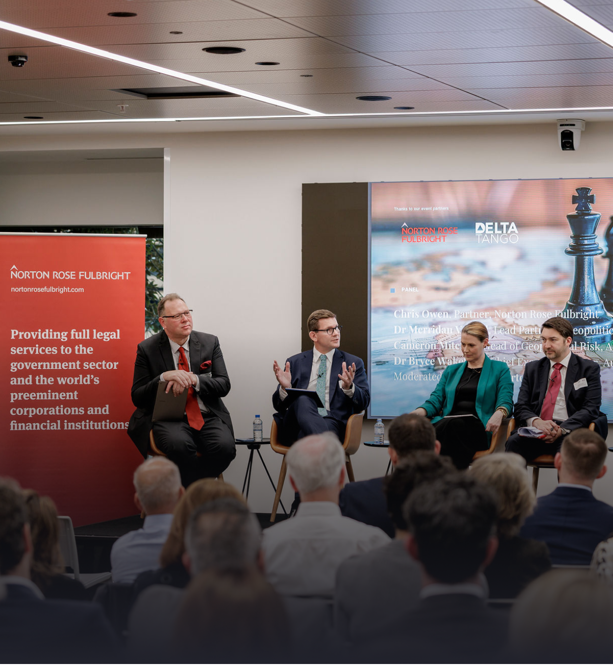 Panel discussion at a Delta Tango and ABCC working session